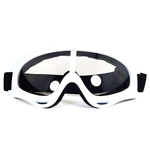 Anti-Glare Lenses, Ski Goggles, Winter Sport Snowboard Goggles With Uv 400 Protection, Snowboard Goggles For Kids, Boys & Girls, Youth, Men & Women, Helmet, Wind Resistance (White Transparent) #TOP1