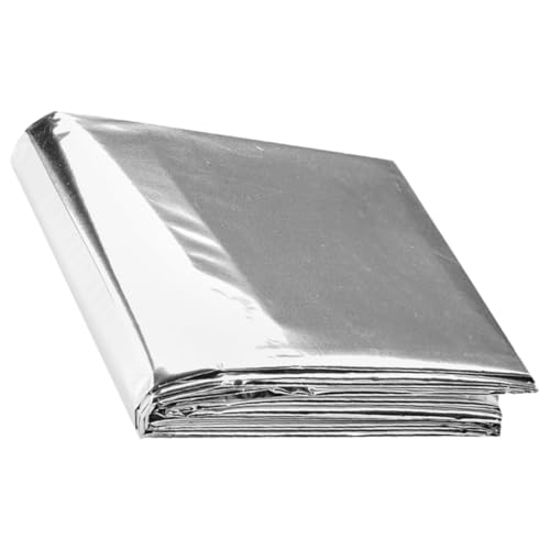 TOYZFRIENDY Película Reflectante Plateada Multifunción para Invernadero Lámina Térmica Reutilizable para Crecimiento Plantas y Emergencias Jardín