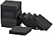 Hentek 12PCS Tapis Anti Vibration pour Machine À Laver, 10 x 10 x 2 cm Dalle Caoutchouc Isonorisant pour Réfrigérateur Chaises Canapé