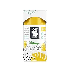 Kid-friendly, compact, and perfect for on-the-go with soothing and moisturizing botanical oils and extracts SPF 50 broad spectrum UVA + UVB protection Hello Bello SPF 50 Face + Body Sunscreen Stick is Dermatologist Tested, Clinically Tested, Hypoalle...