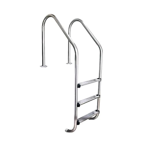 Escalera para piscina de 3 peldaños de acero inoxidable 304