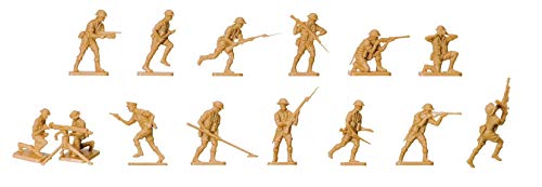Airfix Seconde Guerre Mondiale Britannique 8ème armée, Coffre de Figurines 1: 76 Échelle Multicolore