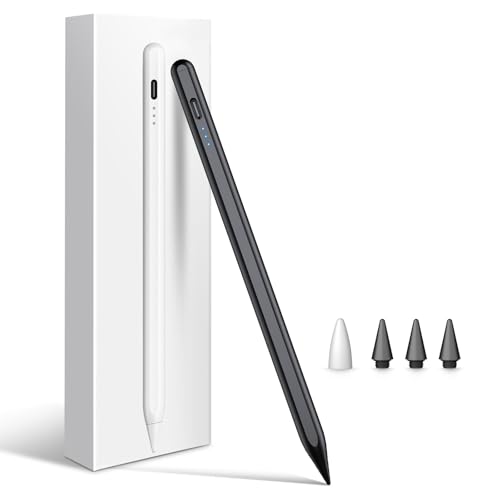 Image of Cisteen Stylus Pen for iPad with Faster Charge,Tilt Sensor Compatible with Apple (2018-2024) iPad Pro 11 /13 M4,iPad Air 11 /13 M2,iPad Pro 11 /12.9 inch,iPad 10 /9 /8 /7 /6th,iPad Air 5 /4 /3rd,iPad mini 6 /5