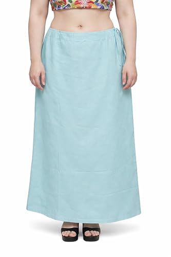 Image of CITIX Pure Cotton Petticoat for Woman Saree | Adujastable Drawstring Waist