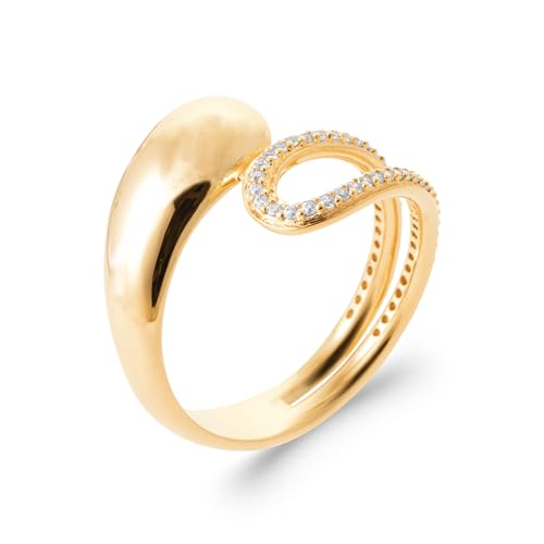 Bague en Plaqué Or 18 carats à porter au quotidien pour illuminer un style urbain chic