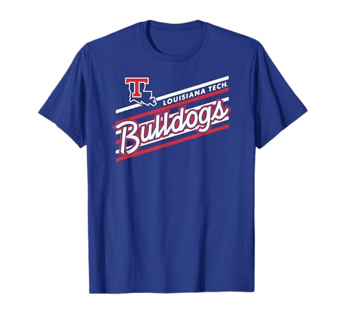 Louisiana Tech Bulldogs Retro Performer Royal T-Shirt