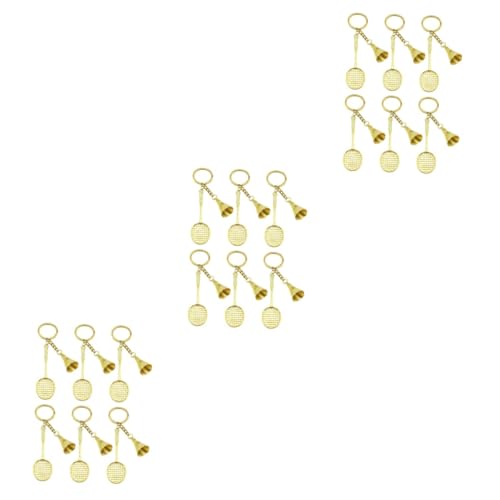 Porte-clés boule de badminton rose pour accessoiriser votre sac
