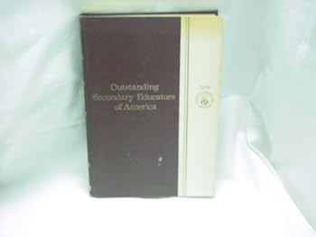 Hardcover Outstanding Secondary Educators of America 1974 Book