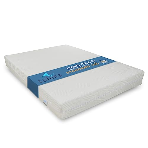 TULENA Protège-matelas 80 x 200 cm Blanc laineux 18 cm de haut | Protège-matelas lavable avec fermeture éclair en Viscose | Respirant, agréablement doux |...