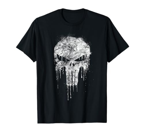 Marvel The Punisher White Camiseta