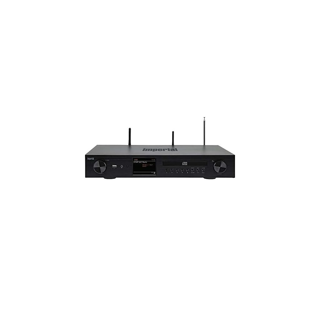 Imperial DABMAN i550 CD hifi-internetradioversterker (DAB+/ DAB/UKW/WLAN, Bluetooth, streamingdiensten, cd-speler…