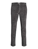 Jack&Jones Pants Studio Pantalon chino pour adolescent, coupe ajustée, taille moyenne, fermeture éclair