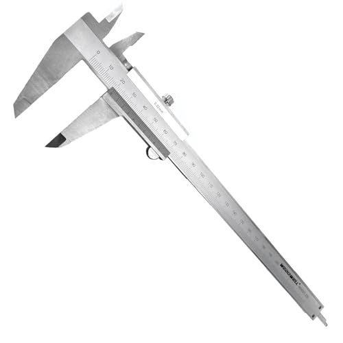 Calibrador WEDOWELL 0-12 pulgadas / 0-300 mm acero inoxidable miniatura 1