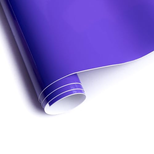 Image of Itsy Bitsy Vinyl Glossy Purple 12inch X 2ft 1 Roll| for Home Kitchen Countertop, Cabinet Furniture, Oil Proof, Table Top, Wall, Car Wrap Sheet, Wallpaper, Waterproof Vehicle Sticker