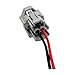 Fuel Injector Connector Pigtail 2-Pin,Style Top-Slot (90980-11153 & 6189-0060), Compatible with Mazda Toyota Nissan Mitsubishi, 6in Leads (4 Pcs)
