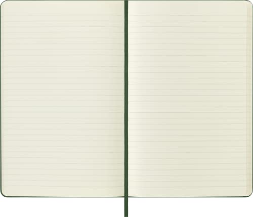 Moleskine Classic Notebook, Hard Cover, Large (5" X 8.25") Ruled/Lined, Myrtle Green, 240 Pages #TOP4