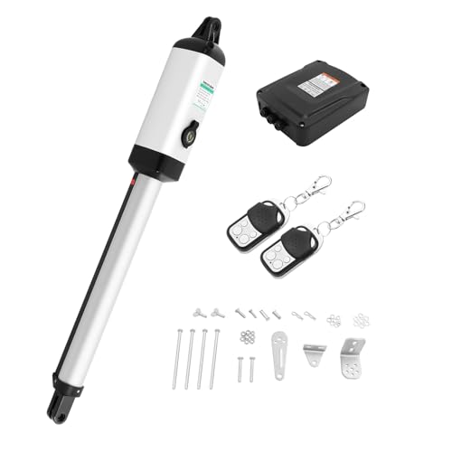 LKHDONG 50W Drehtorantrieb, Flügeltorantrieb Geeignet für Maximal 5.5M Torlänge, Automatischer Toröffner mit 2 Fernbedienungen, Torantrieb Flügeltor, Geringeres Rauschen