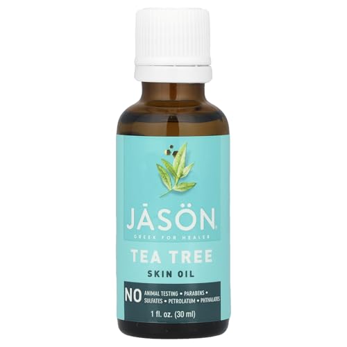 Pack of 5 x Jason Tea Tree Oil Pure Natural - 1 fl oz