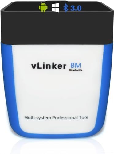 vLinker BM OBD2 Bluetooth Code Reader, Strumento di scansione OBDII per Android & Windows - Realizzato per BimmerCode (Non iOS)