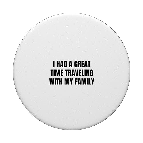 I had a great time traveling with my family PopSockets Swappable PopGrip, Black - Image 3