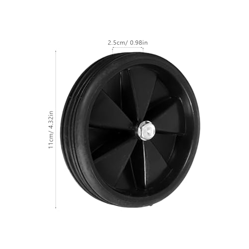 Ruedas de entrenamiento Kichvoe para bicicletas de 12 a 20 pulgadas, accesorios auxiliares para ciclismo, color negro miniatura 2