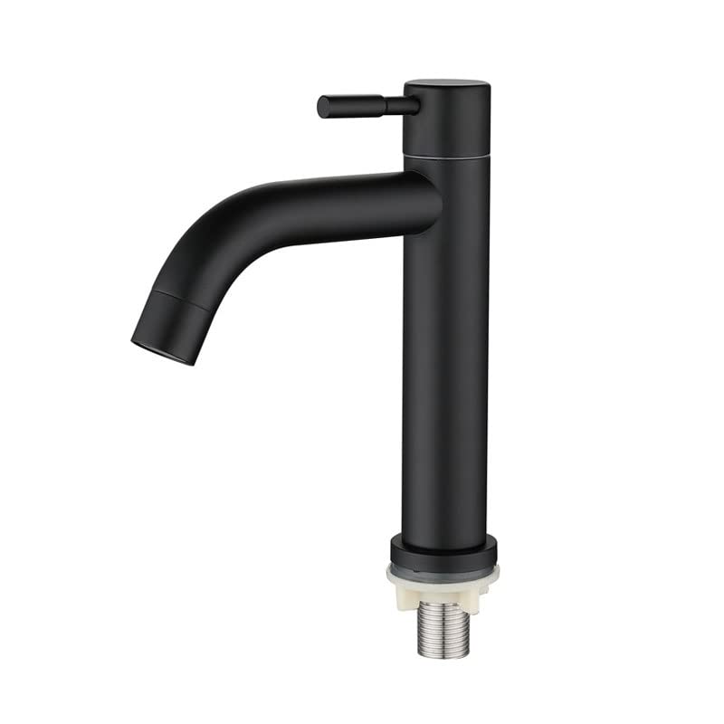 Robinet de lavabo à levier unique noir mat anti-corrosion VELORE C