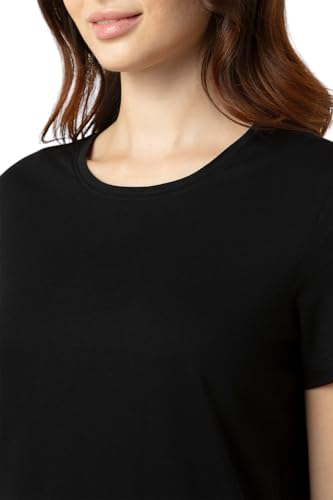Image of Van Heusen Women's Cotton Relaxed Fit Lounge T Shirt - Relax Fit, Round Neck, Short Sleeves