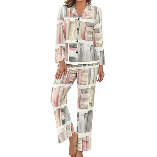 Pyjama femme léger et respirant à imprimé aquarelle pour le printemps