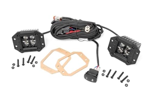 Luces LED Flush Mount Black Series 2" Rough Country