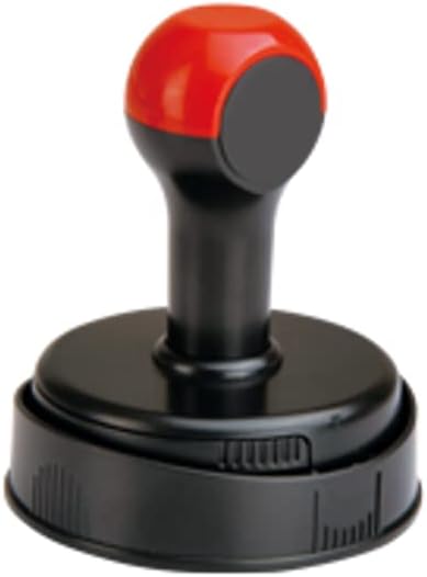 Miniatura 2 de Sello corporativo, modelo de mano tradicional, impresión circular, 1-58"