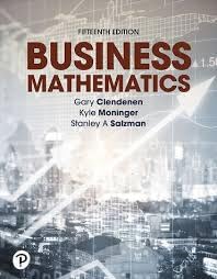 Business Mathematics, 15th [Rental Edition]