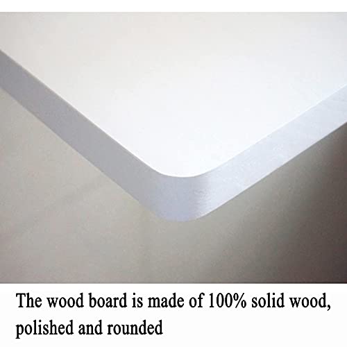 Petite table pliante en bois blanc imperméable pour balcon compact et cuisine