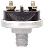 Tectran TV13250 Stoplight Switch (, 3-5 psi Actuation Pressure, 1/4' NPT Thread, 2 Terminals)