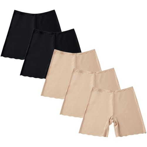 Shorty femme anti frottement invisible sous jupe lot de 5 pour un confort total en été