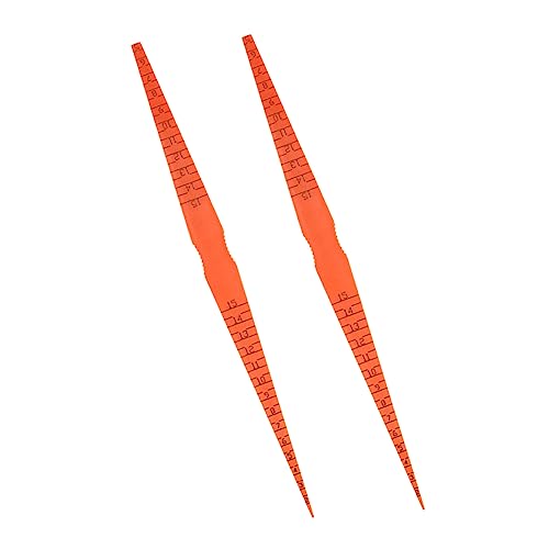Cabilock 2pcs Panel Gap Ruler Automotive Measuring Tool for Car Door and Engine Hood Alignment Compact Design for Accurate Body Measurement