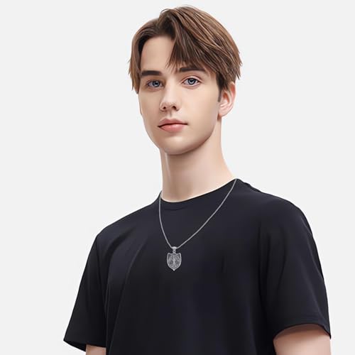 Collier arbre de vie en argent 925 massif et son pendentif celtique finement ciselé