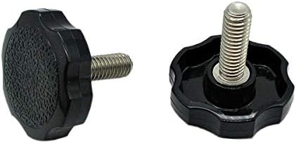 1/4-20 X 1/2 Inch Thumb Screws - Stainless Steel Rosette Knobs (4-Pack, Made In USA)