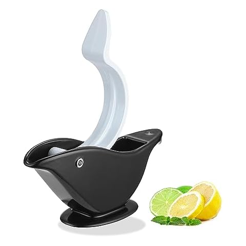 Domonic Home Bird Lemon Squeezer Manual, Metal Lemon Slice Squeezer,Lime Slice Squeezer,Bird Lemon Juicer Hand,Heavy Duty,Ergonomic, Black Cover