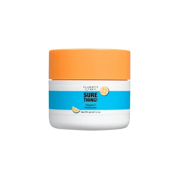 Elizabeth Mott - Sure Thing! Vitamin C Moisturizer - Hydrating Ceramide Gel-Cream - Lightweight, Brightening, Non-Greasy…