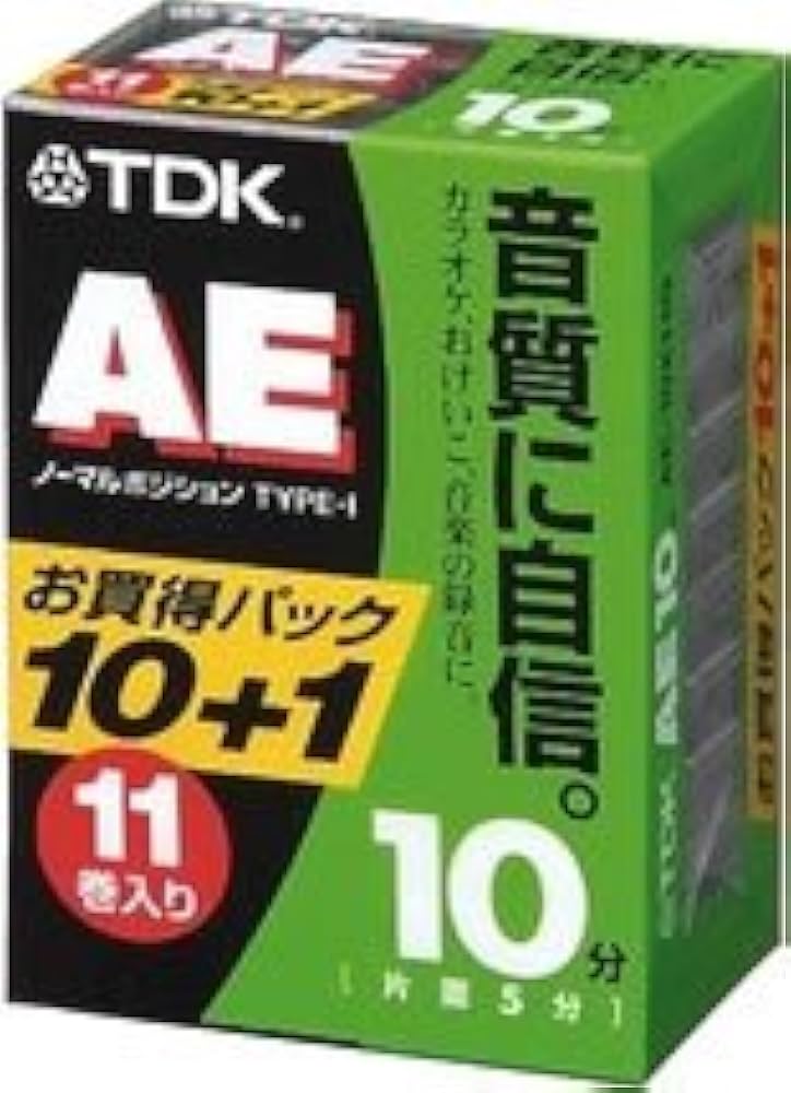 Amazon | TDK オーディオカセットテープ AE 10分11巻パック [AE