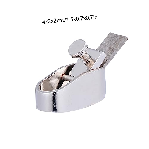 SAFIGLE Daumenhobel Holz Handwerkzeug Holzpolierhobel Mini Holzhobel Japanisches Blockflugzeug Geigenbauer Flugzeug Block Hand Hobel Manuelle Hobel Holzbearbeitung Zubehör Violine Messing