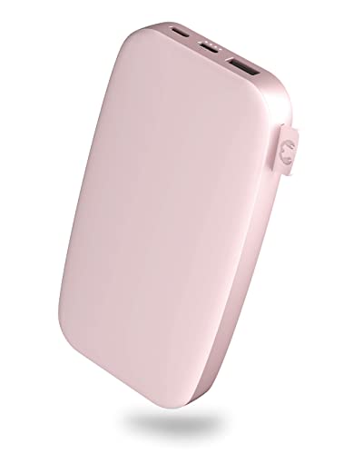 Fresh 'n Rebel Powerbank 18000mAh - Entrada y Salida USB-C - Carga rápida (20W) - 6 Funciones de Seguridad - Batería Externa portátil para iPhone y Android (Smokey Pink)