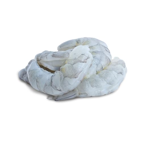 Raw Frozen Peeled & Deveined King Prawns 21–25 (1kg x 10 Packs) – Premium Jumbo King Prawns, IQF, Perfect for Grilling, Curries & Seafood Dishes