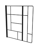 Design moderne : Le pare baignoire ONDEE FABRILIA se distingue par son motif industriel au design cadriage irrégulier noir mat, apportant une touche contemporaine à votre salle de bain. Avec des dimensions de 120x140 cm, il s'intègre parfaitement dans divers espaces tout en offrant une esthétique élégante et raffinée. Ce choix de style est idéal pour ceux qui recherchent une ambiance à la fois chic et fonctionnelle dans leur salle de bain.