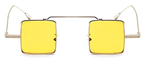 J&L Glasses Vintage Square sunglasses Small Metal Frame Candy Colors Sunglasses3