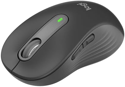 Logitech Signature M650 L Wireless Mouse – for Big Hands, Quiet Clicks, Adjustable Side Buttons, Bluetooth, Multi-Device Compatibility – Graphite - View 3