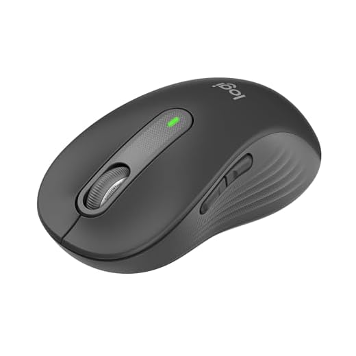 Logitech Signature M650 L Kabellose Maus - für große Hände, Leise Klicks, Anpassbare Seitentasten, Bluetooth, Kompatibilität mit mehreren Geräten - Grau