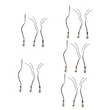 ULTECHNOVO 15 Pièces voyant lampe de LED indicateur rouge témoin lumineux lampe à LED r...