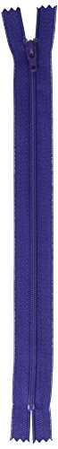 Coats Thread & Zippers F7216-314A All-Purpose Plastic Zipper, 16", Deep Purple