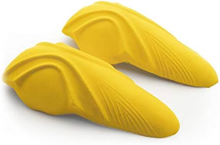 First Classic Best Motorcycle Armor Jackets and Protective Biker Gear CE Level 2 Approved Armor Pads Set for Women Men Motorbike Motorcycle Leather Jacket (Elbows), Yellow, One Size